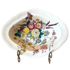 Spode England S245 GAINSBOROUGH Porcelain Oval Vegetable Serving Bowl